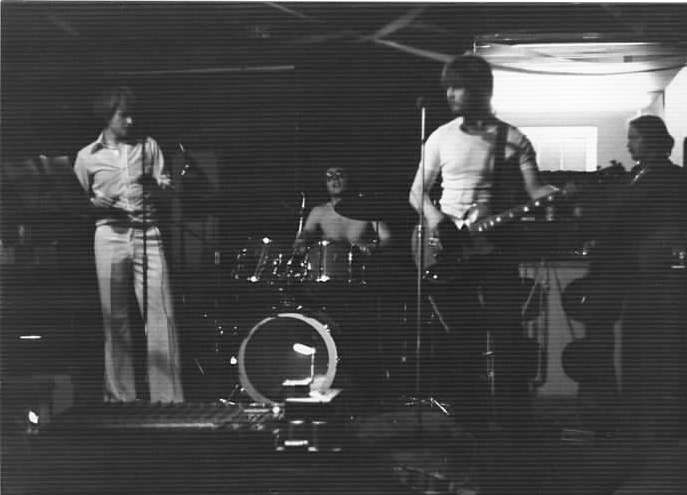 FTF live at Carey Place Youth Club, Watford, Herts. Taken circa 1977. It was 35 degrees centigrade inside the club that evening, which is why Kim was not wearing a T-shirt.